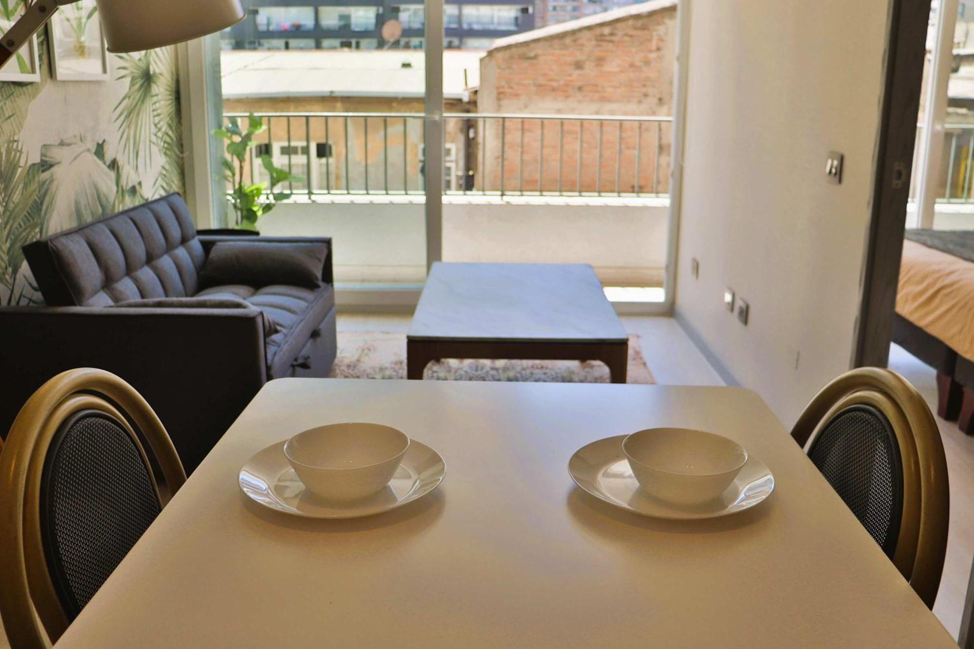 Hom I Unico Dpto 1d1b 3pax Centro Apartamento Santiago